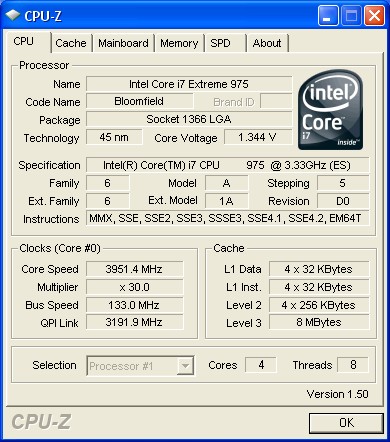 Core i7 975 shows 